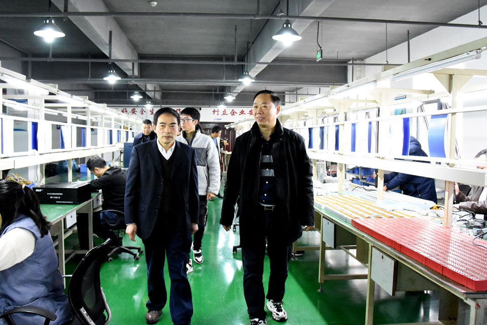 竹溪县政府领导调研百博官方网站